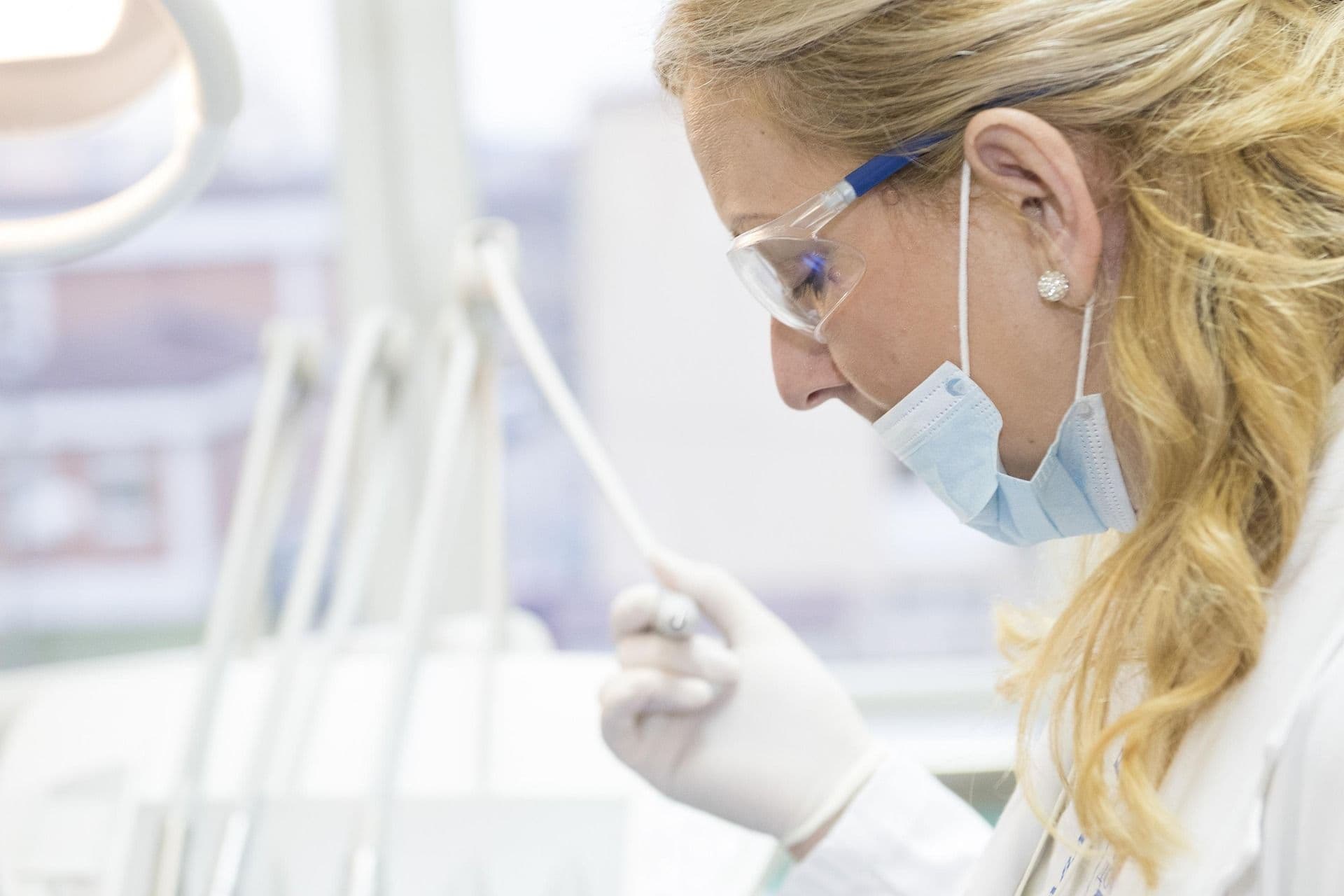 Doctor working in surgery