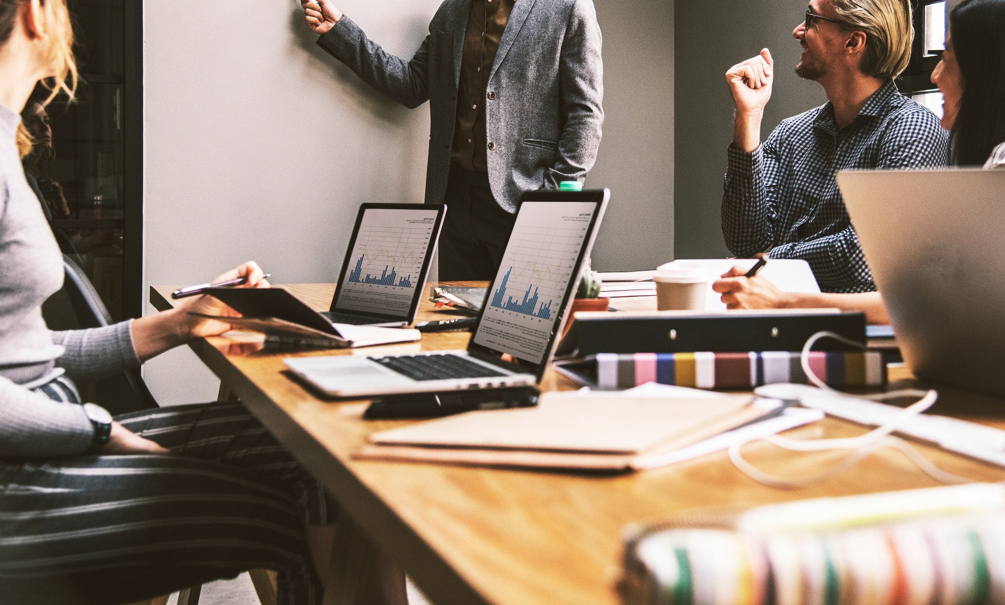 People working together in an office